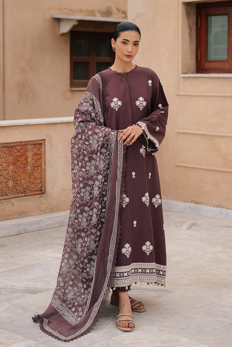 Dhanak Embroidery 3PC SUIT BTK-1050