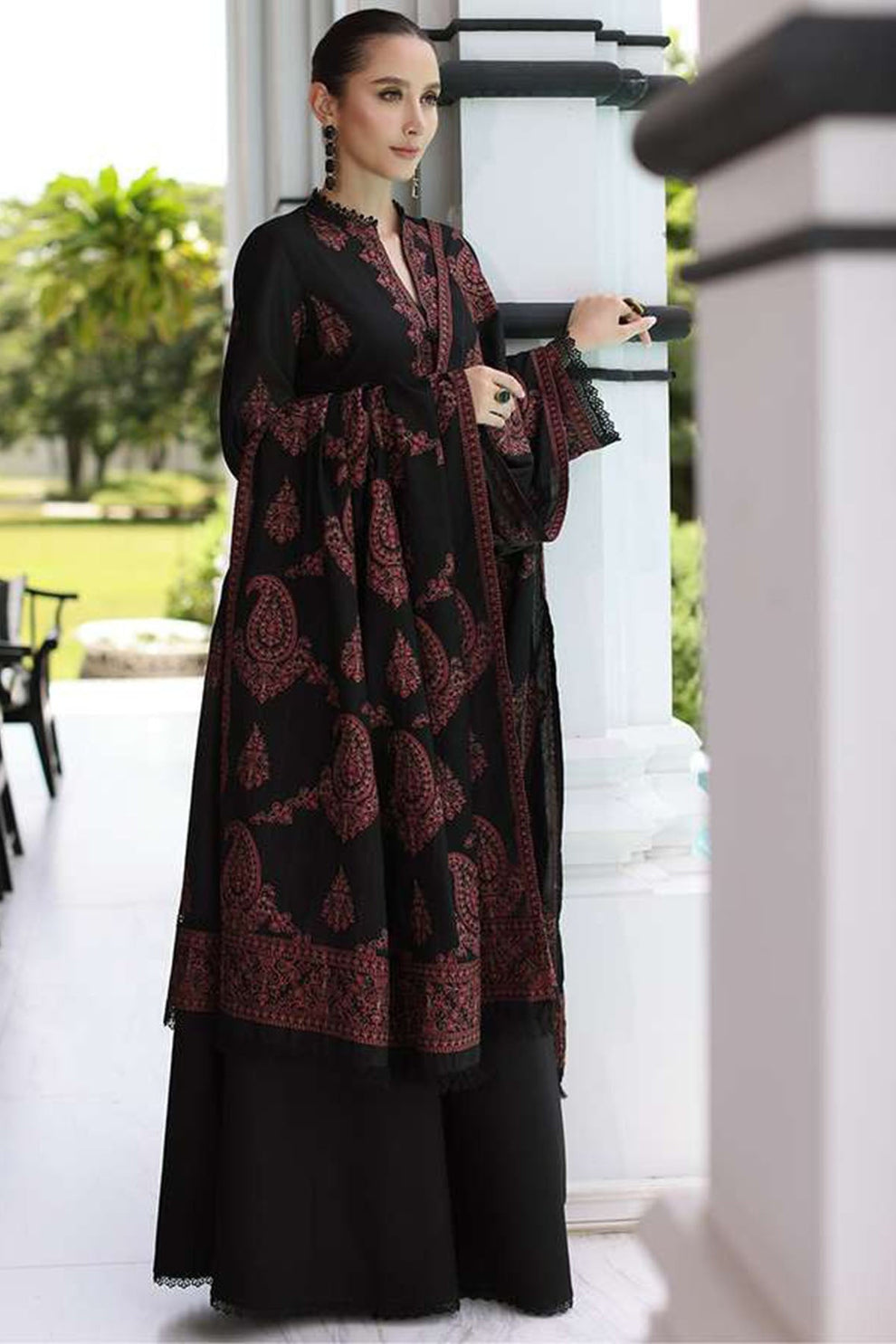 Dhanak Embroidery 3PC SUIT BTK-1064