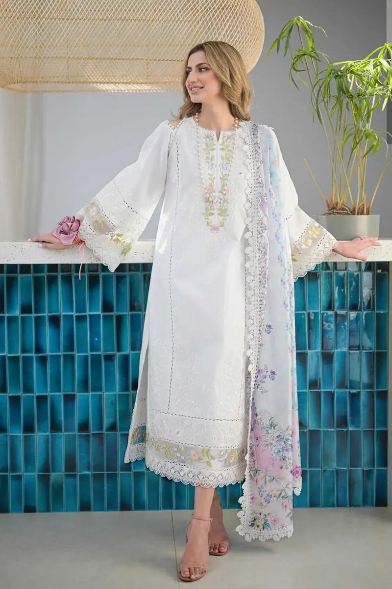 Dhanak Embroidery 3PC SUIT BTK-1068