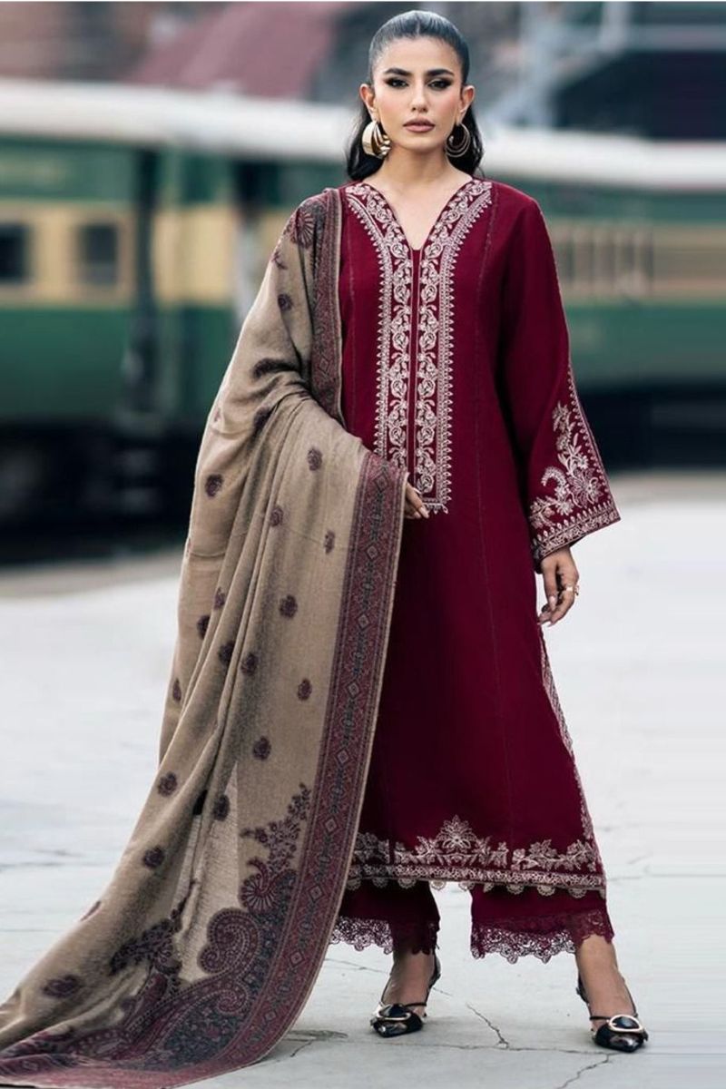Lawn 3PC Embroidered Suit H-6137