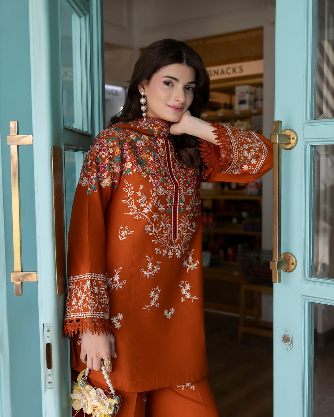 Dhanak Embroidery 3PC SUIT BTK-1017