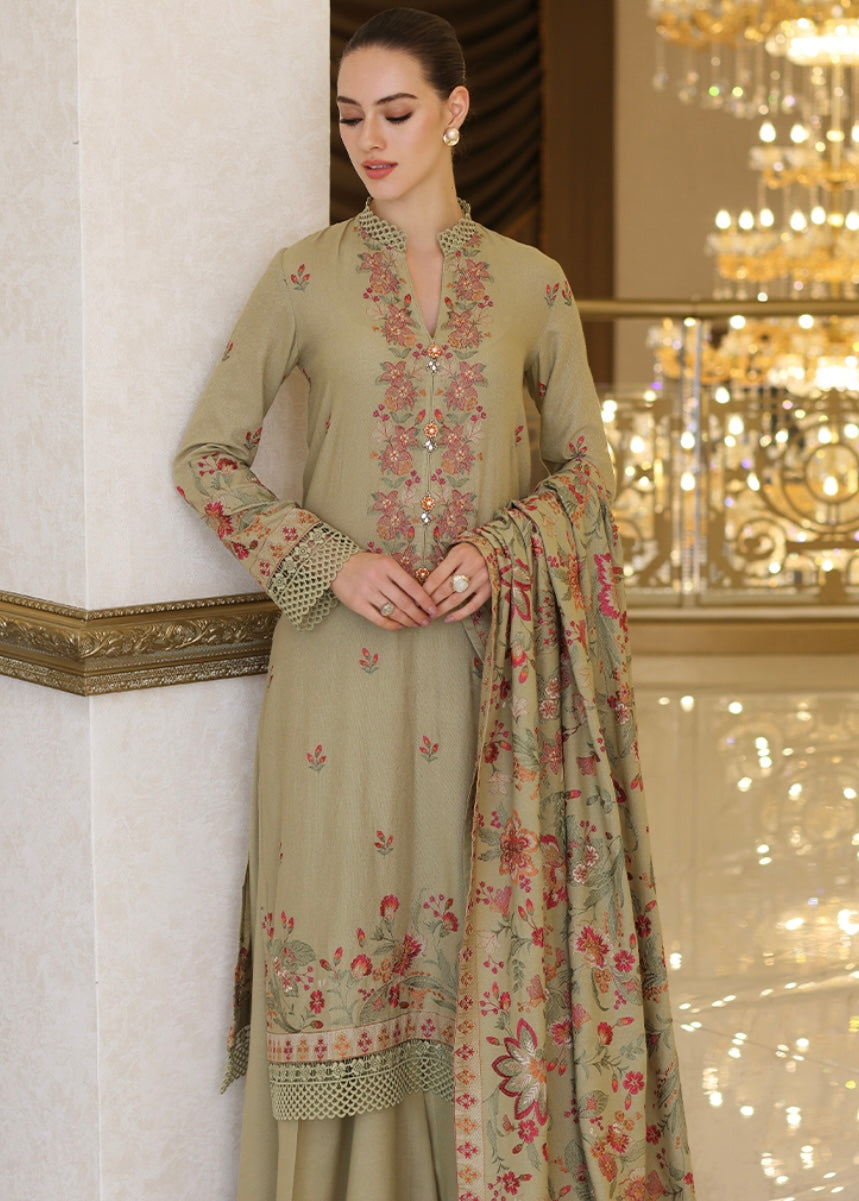 Dhanak Embroidery 3PC SUIT BTK-1011