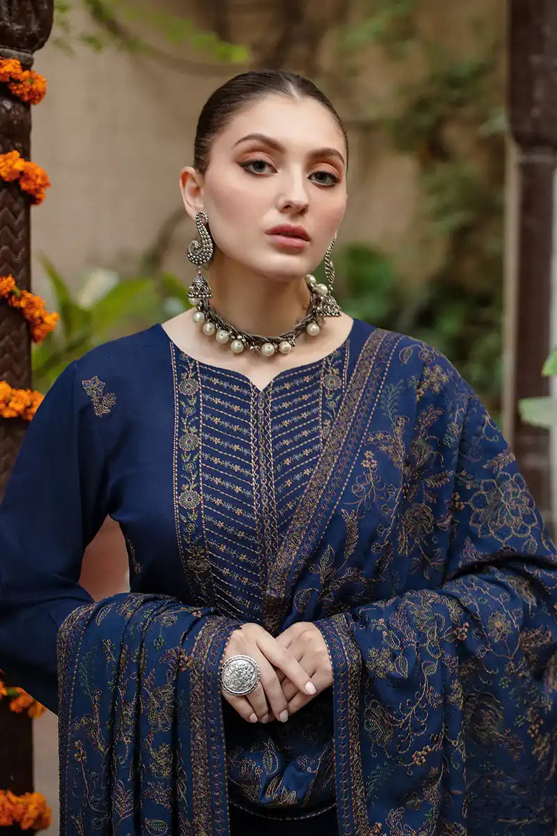 Dhanak Embroidery 3PC SUIT BTK-1014